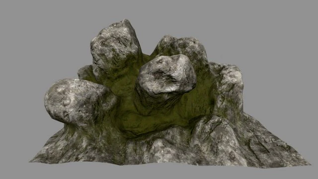 rocks 1 3D Model .c4d .max .obj .3ds .fbx .stl .blend 