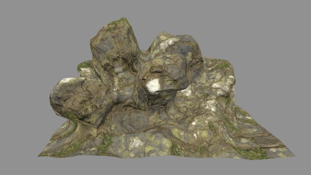 rock 3D Model .c4d .max .obj .3ds .fbx .stl .blend 