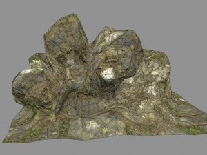 roccia Modello 3D