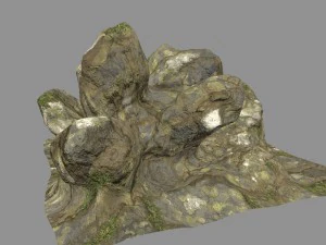 roccia Modello 3D