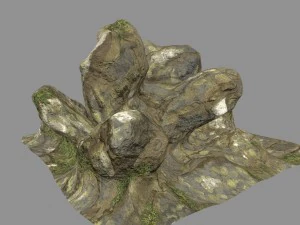 roccia Modello 3D