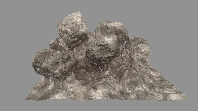 rock 3D Model .c4d .max .obj .3ds .fbx .stl .blend 