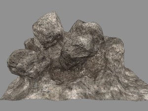 rock Modello 3D