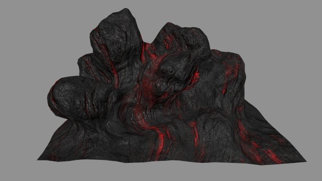 lavarock 3D Модель .c4d .max .obj .3ds .fbx .stl .blend 