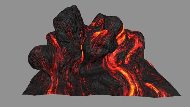lavarock 3D 模型 .c4d .max .obj .3ds .fbx .stl .blend 