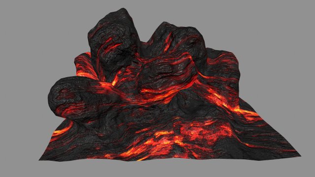 lavarock 3D Model .c4d .max .obj .3ds .fbx .stl .blend 