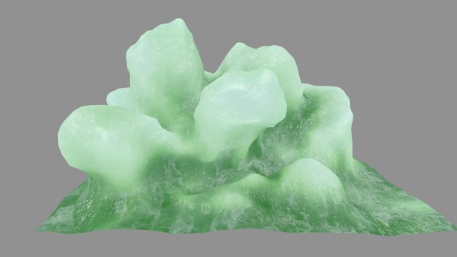 icerock Model 3D .c4d .max .obj .3ds .fbx .stl .blend 