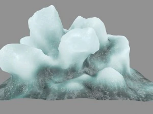 बर्फ़ 3D मॉडल