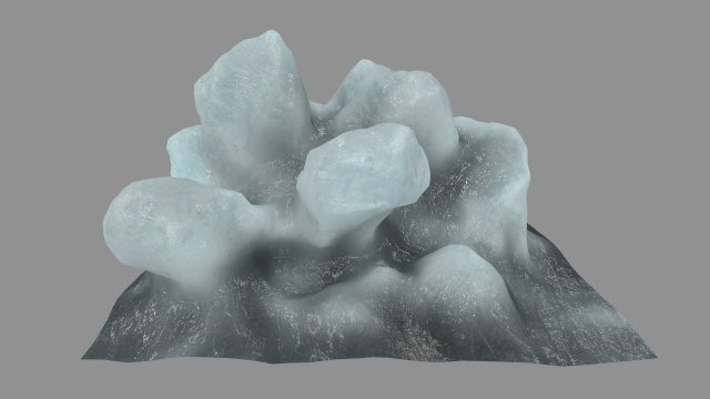 ice 3D Model .c4d .max .obj .3ds .fbx .stl .blend 