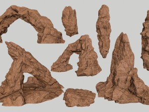 egyptrockset 3D 模型