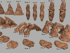 egyptrockset 3D 模型