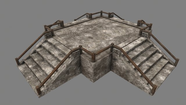 stairs Modelo 3D .c4d .max .obj .3ds .fbx .stl .blend 