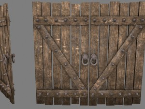 medievaldoor Modelo 3D