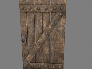 medievaldoor Modelo 3D