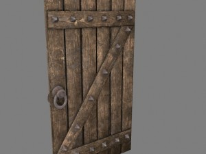 medievaldoor Modelo 3D