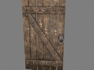medievaldoor Modelo 3D