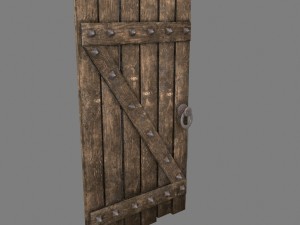 medievaldoor Modelo 3D