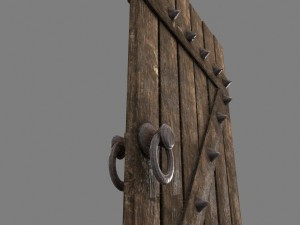 medievaldoor Modelo 3D