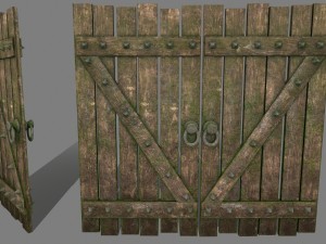 medievaldoor 3D मॉडल