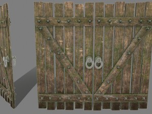medievaldoor 3Dモデル
