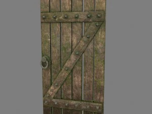 puerta medieval Modelo 3D