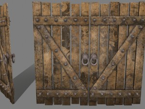 medievaldoor 3D Model