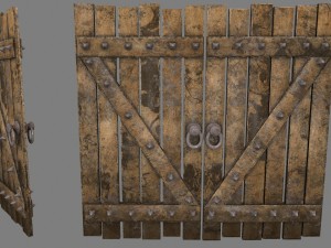 medievaldoor Modèle 3D