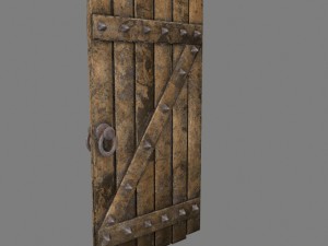 medievaldoor Modèle 3D