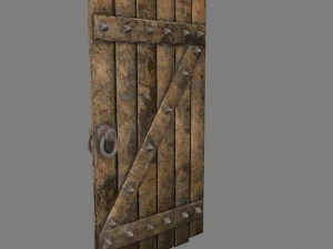 中世のドア 3Dモデル