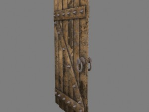 medievaldoor Modèle 3D