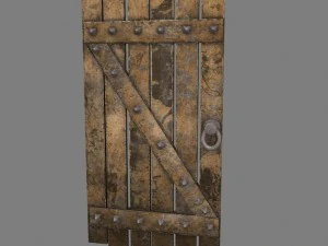 中世のドア 3Dモデル