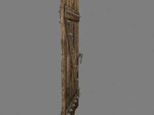 中世のドア 3Dモデル