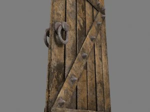 中世のドア 3Dモデル