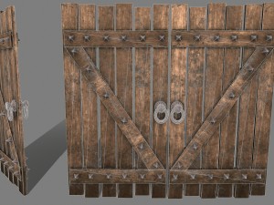 medievaldoor 3D Model