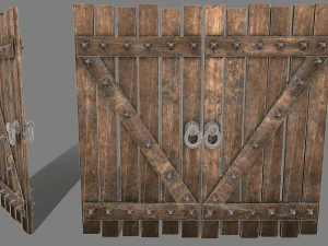 medievaldoor 3D Model