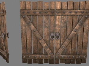 medievaldoor 3D Model