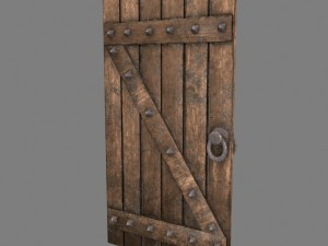 medievaldoor 3D Model