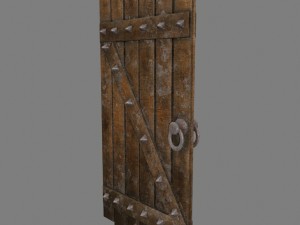 medievaldoor 3D मॉडल