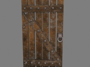 medievaldoor 3D मॉडल