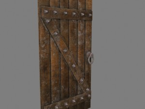 medievaldoor 3D मॉडल