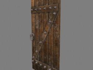 medievaldoor 3D मॉडल