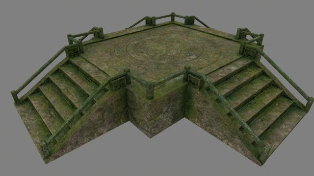 merdiven 3D Model .c4d .max .obj .3ds .fbx .stl .blend 