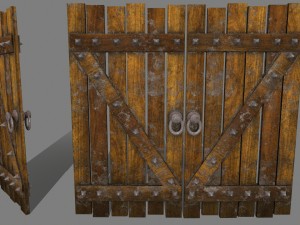 medievaldoor 3D Model