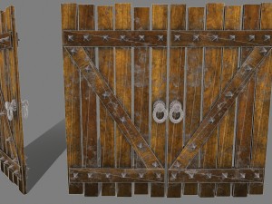 medievaldoor 3D Model