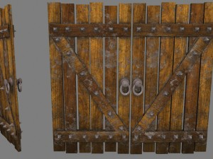 medievaldoor 3D Model