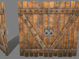 medievaldoor 3D Model