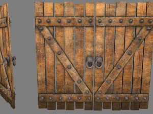 medievaldoor 3D Model