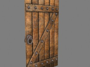 medievaldoor 3D Model