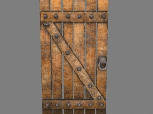 medievaldoor 3D Model