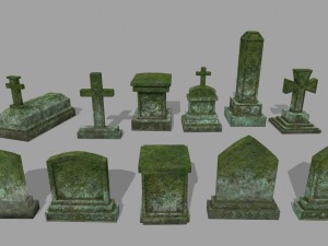 tombstone 3D-Modell